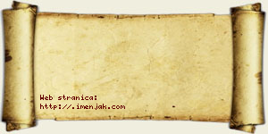 Olga Gojsović vizit kartica